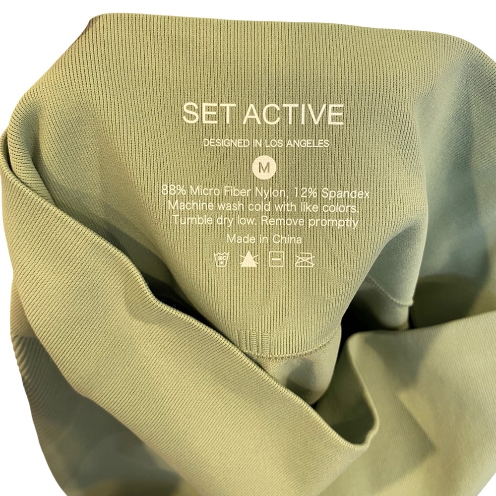 SET Active Sculptflex Seamless Active Leggings In Apen Green - Picture 7 of 7